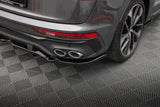 Maxton Design - Central Rear Splitter (with Vertical Bars) Audi SQ5 Sportback MK2 (Facelift)