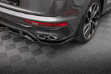 Maxton Design - Central Rear Splitter (with Vertical Bars) Audi SQ5 Sportback MK2 (Facelift) Rear Diffuser Maxton Design royalty-bespoke.myshopify.com