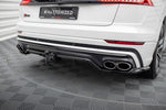 Maxton Design - Central Rear Splitter (with Vertical Bars) Audi SQ8 MK1