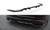 Maxton Design - Rear Splitter (with Vertical Bars) Audi Q8 S-Line / SQ8 (Facelift) Rear Diffuser Maxton Design royalty-bespoke.myshopify.com