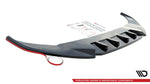 Maxton Design - Central Rear Splitter (with Vertical Bars) Audi E-Tron S-Line