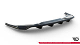 Maxton Design - Central Rear Splitter (with Vertical Bars) Audi E-Tron S-Line