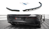 Maxton Design - Central Rear Splitter (with Vertical Bars) BMW Series 1 F20 Rear Diffuser Maxton Design royalty-bespoke.myshopify.com