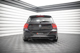 Maxton Design - Central Rear Splitter (with Vertical Bars) BMW Series 1 F20 Rear Diffuser Maxton Design royalty-bespoke.myshopify.com