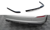 Maxton Design - Central Rear Splitter (with Vertical Bars) BMW Series 3 GT F34 (Facelift) Rear Diffuser Maxton Design royalty-bespoke.myshopify.com