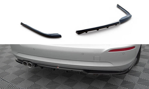 Maxton Design - Central Rear Splitter (with Vertical Bars) BMW Series 3 GT F34 (Facelift) Rear Diffuser Maxton Design royalty-bespoke.myshopify.com