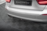 Maxton Design - Central Rear Splitter (with Vertical Bars) BMW Series 3 GT F34 (Facelift)