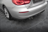 Maxton Design - Central Rear Splitter (with Vertical Bars) BMW Series 3 GT F34 (Facelift) Rear Diffuser Maxton Design royalty-bespoke.myshopify.com