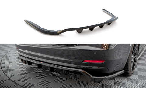 Maxton Design - Central Rear Splitter (with Vertical Bars) BMW Series 4 Gran Coupe F36