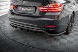 Maxton Design - Central Rear Splitter (with Vertical Bars) BMW Series 4 Gran Coupe F36 Rear Diffuser Maxton Design royalty-bespoke.myshopify.com