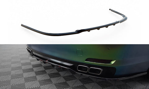 Maxton Design - Central Rear Splitter (with Vertical Bars) BMW Series 7 F01