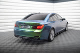 Maxton Design - Central Rear Splitter (with Vertical Bars) BMW Series 7 F01 Rear Diffuser Maxton Design royalty-bespoke.myshopify.com