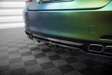 Maxton Design - Central Rear Splitter (with Vertical Bars) BMW Series 7 F01 Rear Diffuser Maxton Design royalty-bespoke.myshopify.com