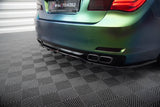 Maxton Design - Central Rear Splitter (with Vertical Bars) BMW Series 7 F01 Rear Diffuser Maxton Design royalty-bespoke.myshopify.com