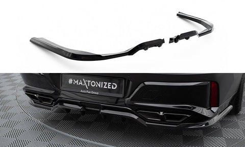 Maxton Design - Central Rear Splitter (with Vertical Bars) BMW M760E G70
