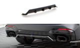 Maxton Design - Central Rear Splitter (with Vertical Bars) BMW X3 M-Pack G01 (Facelift) Rear Diffuser Maxton Design royalty-bespoke.myshopify.com