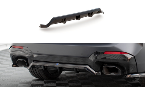 Maxton Design - Central Rear Splitter (with Vertical Bars) BMW X3 M-Pack G01 (Facelift)