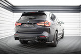 Maxton Design - Central Rear Splitter (with Vertical Bars) BMW X3 M-Pack G01 (Facelift) Rear Diffuser Maxton Design royalty-bespoke.myshopify.com