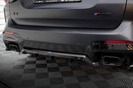 Maxton Design - Central Rear Splitter (with Vertical Bars) BMW X3 M-Pack G01 (Facelift)