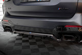 Maxton Design - Central Rear Splitter (with Vertical Bars) BMW X3 M-Pack G01 (Facelift) Rear Diffuser Maxton Design royalty-bespoke.myshopify.com