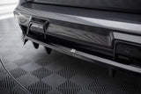 Maxton Design - Central Rear Splitter (with Vertical Bars) BMW X5M F95 (Facelift) Rear Diffuser Maxton Design royalty-bespoke.myshopify.com