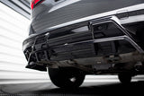 Maxton Design - Central Rear Splitter (with Vertical Bars) BMW X5M F95 (Facelift) Rear Diffuser Maxton Design royalty-bespoke.myshopify.com