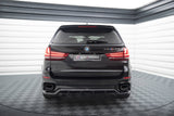 Maxton Design - Central Rear Splitter (with Vertical Bars) BMW X5 M-Pack F15 Rear Diffuser Maxton Design royalty-bespoke.myshopify.com