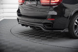 Maxton Design - Central Rear Splitter (with Vertical Bars) BMW X5 M-Pack F15 Rear Diffuser Maxton Design royalty-bespoke.myshopify.com