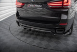 Maxton Design - Central Rear Splitter (with Vertical Bars) BMW X5 M-Pack F15 Rear Diffuser Maxton Design royalty-bespoke.myshopify.com