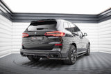 Maxton Design - Central Rear Splitter (with Vertical Bars) BMW X5 M-Pack G05 Rear Diffuser Maxton Design royalty-bespoke.myshopify.com