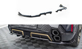 Maxton Design - Central Rear Splitter (with Vertical Bars) BMW XM G09 Rear Diffuser Maxton Design royalty-bespoke.myshopify.com