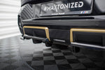 Maxton Design - Central Rear Splitter (with Vertical Bars) BMW XM G09