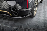 Maxton Design - Central Rear Splitter (with Vertical Bars) BMW XM G09 Rear Diffuser Maxton Design royalty-bespoke.myshopify.com