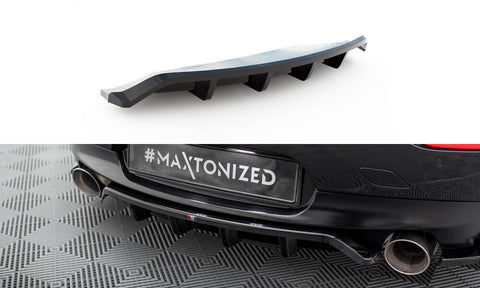 Maxton Design - Central Rear Splitter (with Vertical Bars) BMW Z4 M-Pack E89 (Facelift) Rear Diffuser Maxton Design royalty-bespoke.myshopify.com
