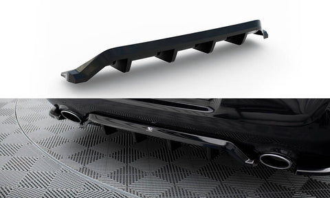 Maxton Design - Central Rear Splitter (with Vertical Bars) Chrysler 300 MK2