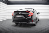 Maxton Design - Central Rear Splitter (with Vertical Bars) Honda Civic MK10 Rear Diffuser Maxton Design royalty-bespoke.myshopify.com