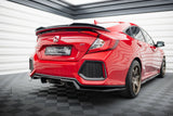 Maxton Design - Central Rear Splitter (with Vertical Bars) Honda Civic SI MK10 Rear Diffuser Maxton Design royalty-bespoke.myshopify.com