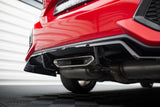 Maxton Design - Central Rear Splitter (with Vertical Bars) Honda Civic SI MK10 Rear Diffuser Maxton Design royalty-bespoke.myshopify.com