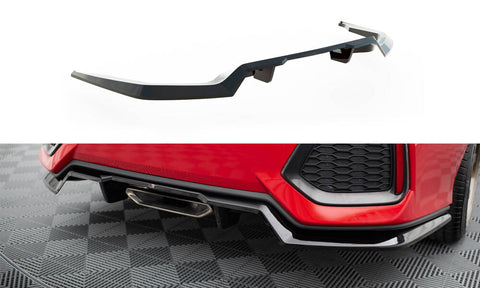 Maxton Design - Central Rear Splitter (with Vertical Bars) Honda Civic SI MK10 Rear Diffuser Maxton Design royalty-bespoke.myshopify.com