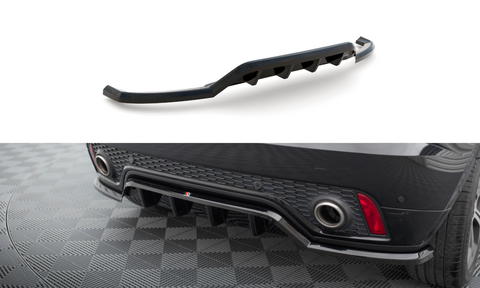 Maxton Design - Central Rear Splitter (with Vertical Bars) Jaguar E-Pace R-Dynamic MK1 Rear Diffuser Maxton Design royalty-bespoke.myshopify.com