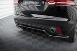 Maxton Design - Central Rear Splitter (with Vertical Bars) Jaguar E-Pace R-Dynamic MK1 Rear Diffuser Maxton Design royalty-bespoke.myshopify.com