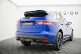 Maxton Design - Central Rear Splitter (with Vertical Bars) Jaguar F-Pace R-Sport MK1 Rear Diffuser Maxton Design royalty-bespoke.myshopify.com