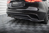 Maxton Design - Central Rear Splitter (with Vertical Bars) Jaguar XE X760 (Facelift) Rear Diffuser Maxton Design royalty-bespoke.myshopify.com