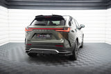 Maxton Design - Central Rear Splitter (with Vertical Bars) Lexus NX F-Sport MK2 Rear Diffuser Maxton Design royalty-bespoke.myshopify.com