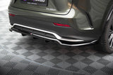 Maxton Design - Central Rear Splitter (with Vertical Bars) Lexus NX F-Sport MK2 Rear Diffuser Maxton Design royalty-bespoke.myshopify.com