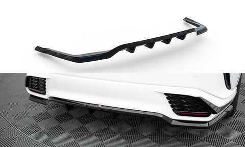 Maxton Design - Central Rear Splitter (with Vertical Bars) Lexus RX F-Sport MK5