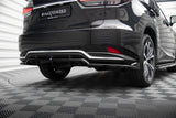 Maxton Design - Central Rear Splitter (with Vertical Bars) Lexus RX MK4 (Facelift) Rear Diffuser Maxton Design royalty-bespoke.myshopify.com