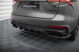 Maxton Design - Central Rear Splitter (with Vertical Bars) Maserati Levante Trofeo MK1 Rear Diffuser Maxton Design royalty-bespoke.myshopify.com