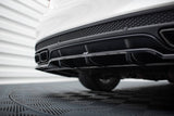 Maxton Design - Central Rear Splitter (with Vertical Bars) Mercedes Benz C63 AMG Sedan/Estate W205/S205