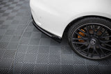 Maxton Design - Central Rear Splitter (with Vertical Bars) Mercedes Benz C63 AMG Sedan/Estate W205/S205 Rear Diffuser Maxton Design royalty-bespoke.myshopify.com